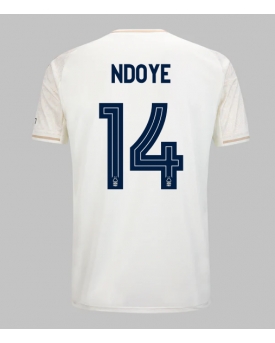 Nottingham Forest Dan Ndoye #14 Maglia Gara Trasferta Repliche 2025-26 Maniche Corte